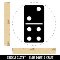 Dominoes Game Tile Rubber Stamp for Stamping Crafting Planners