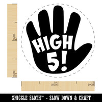 High 5 Hand Gesture Congrats Rubber Stamp for Stamping Crafting Planners