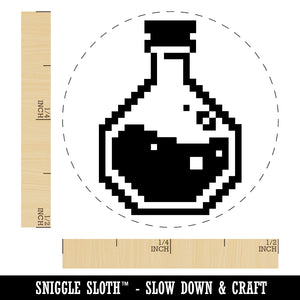 Pixel RPG Potion Health Mana Bottle Rubber Stamp for Stamping Crafting Planners