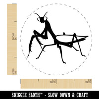 Praying Mantis Insect Rubber Stamp for Stamping Crafting Planners