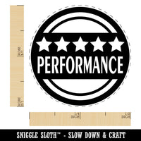 Five Star Performance Rubber Stamp for Stamping Crafting Planners