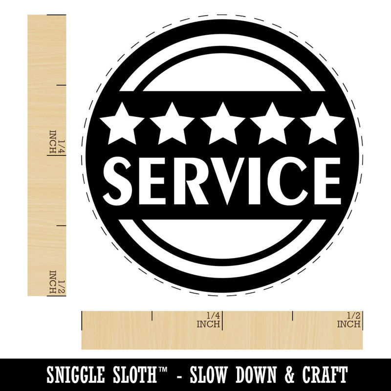 Five Star Service Rubber Stamp for Stamping Crafting Planners