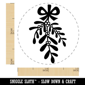 Mistletoe Merry Christmas Xmas Rubber Stamp for Stamping Crafting Planners