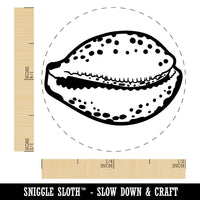 Cypraea Tigris Cowrie Shell Beach Seashell Rubber Stamp for Stamping Crafting Planners