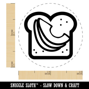Avocado Toast Bread Rubber Stamp for Stamping Crafting Planners