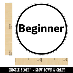 Beginner Difficulty Rubber Stamp for Stamping Crafting Planners