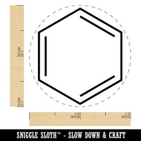 Benzene Ring for Organic Chemistry Science Rubber Stamp for Stamping Crafting Planners