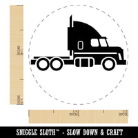 Big Rig Mac Semi Truck Rubber Stamp for Stamping Crafting Planners