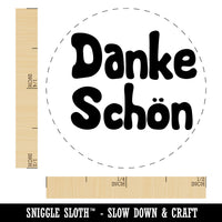 Danke Schön German Thank You Very Much Rubber Stamp for Stamping Crafting Planners