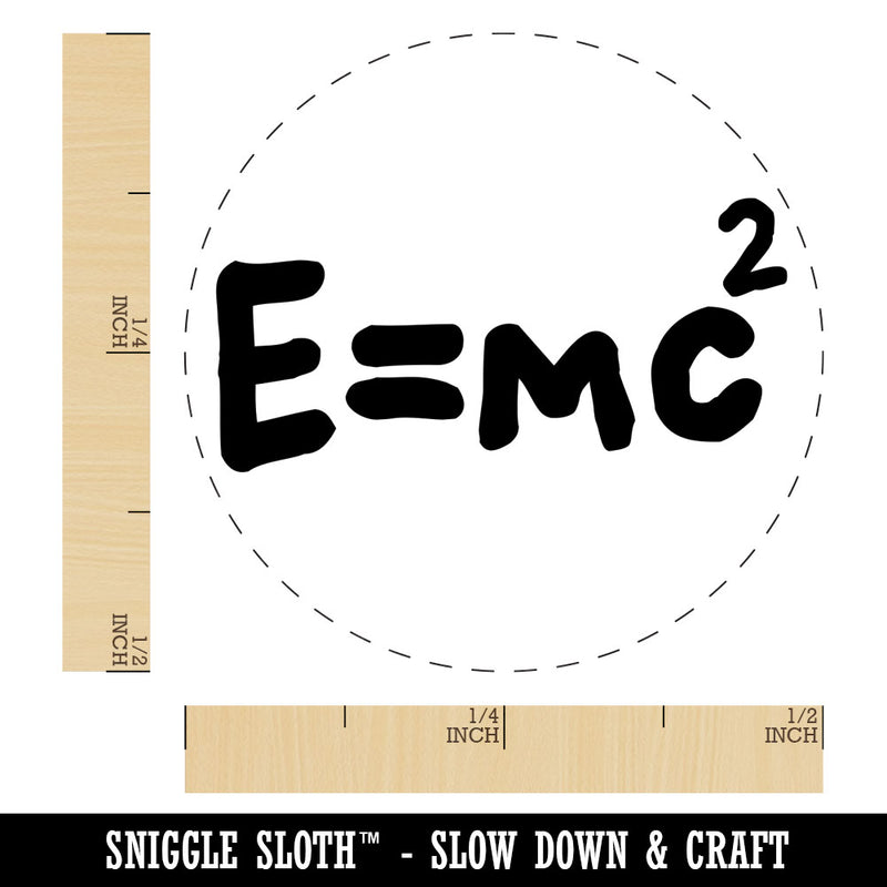 Einstein Equation for Energy and Mass Formula Rubber Stamp for Stamping Crafting Planners