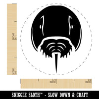 Horseshoe Crab Rubber Stamp for Stamping Crafting Planners