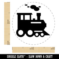 Locomotive Railway Train Engine Rubber Stamp for Stamping Crafting Planners