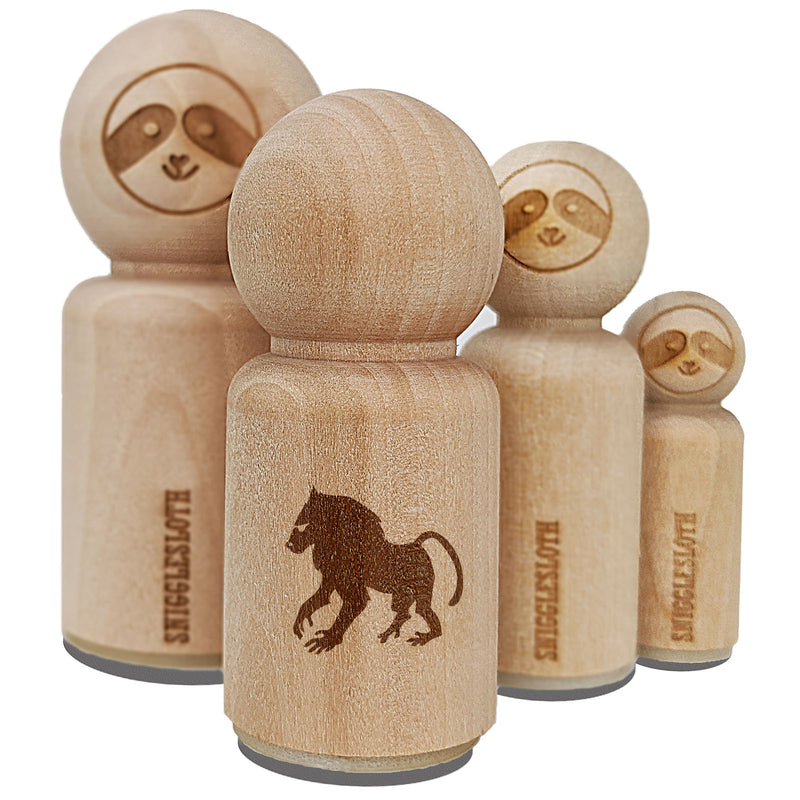 Mandrill Baboon Rubber Stamp for Stamping Crafting Planners