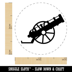Medieval War Cannon Rubber Stamp for Stamping Crafting Planners