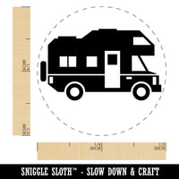 RV Road Trip Camping Automobile Family Vehicle Rubber Stamp for Stamping Crafting Planners