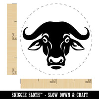 Water Cape Buffalo Bison Ox Rubber Stamp for Stamping Crafting Planners