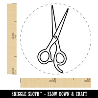 Hair Cutting Scissors Rubber Stamp for Stamping Crafting Planners