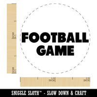 Football Game Bold Text Rubber Stamp for Stamping Crafting Planners