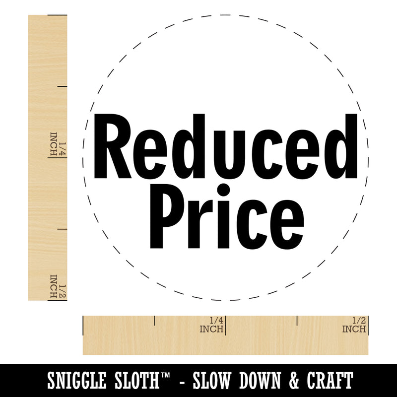 Reduced Price label Rubber Stamp for Stamping Crafting Planners