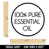 100% Pure Essential Oil Minimalistic Font Rubber Stamp for Stamping Crafting Planners