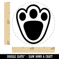 Easter Bunny Footprint Foot Print Rubber Stamp for Stamping Crafting Planners