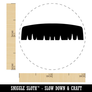 Painter's Brush Mustache Moustache Silhouette Rubber Stamp for Stamping Crafting Planners