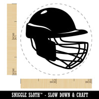 Cricket Sport Helmet Rubber Stamp for Stamping Crafting Planners