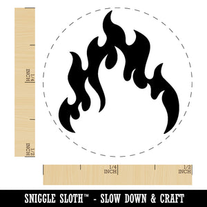 Fire Flame Burning Rubber Stamp for Stamping Crafting Planners