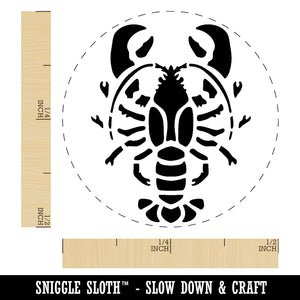 Maine Lobster Seafood Crustacean Rubber Stamp for Stamping Crafting Planners