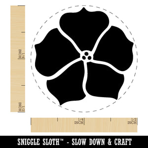 Petunia Annual Flower Rubber Stamp for Stamping Crafting Planners