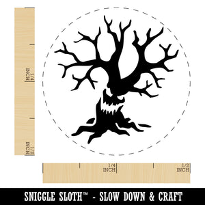 Spooky Scary Tree Monster Halloween Rubber Stamp for Stamping Crafting Planners