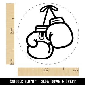 Boxing Gloves Hanging Rubber Stamp for Stamping Crafting Planners
