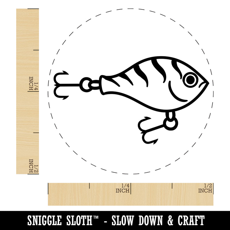 Fishing Lure Bait Rubber Stamp for Stamping Crafting Planners