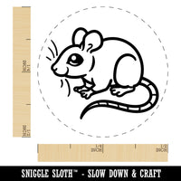 Mouse Rodent Rubber Stamp for Stamping Crafting Planners