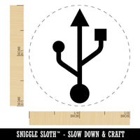 USB Symbol Rubber Stamp for Stamping Crafting Planners