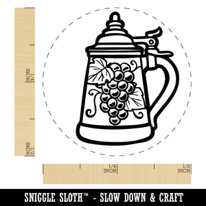Hand Drawn German Beer Stein Rubber Stamp for Stamping Crafting Planners
