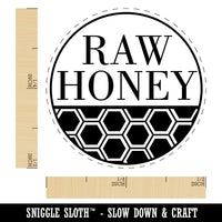 Raw Honey Bee for Apiarist Beekeeper Rubber Stamp for Stamping Crafting Planners