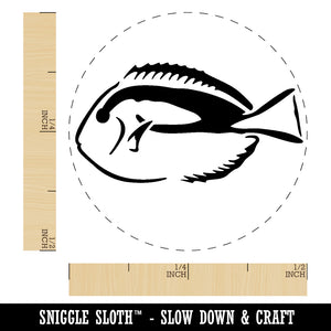 Pacific Regal Blue Tang Fish Rubber Stamp for Stamping Crafting Planners