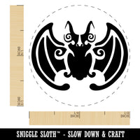 Chinese Lucky Bat Symbol of Good Fortune Rubber Stamp for Stamping Crafting Planners