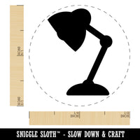 Desk Lamp Rubber Stamp for Stamping Crafting Planners