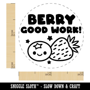 Berry Good Work Teacher Student Rubber Stamp for Stamping Crafting Planners