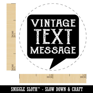 Fun Mail Vintage Text Message Letter Penpal Rubber Stamp for Stamping Crafting Planners