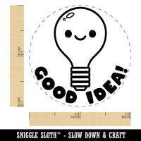 Good Idea Light Bulb Teacher Student Rubber Stamp for Stamping Crafting Planners