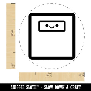 Happy Scale Weight Tracker Rubber Stamp for Stamping Crafting Planners