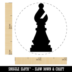 Chess Bishop Piece Rubber Stamp for Stamping Crafting Planners