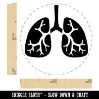 Lungs Anatomy Organ Body Part Rubber Stamp for Stamping Crafting Planners