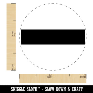 Minus Negative Subtraction Math Symbol Rubber Stamp for Stamping Crafting Planners