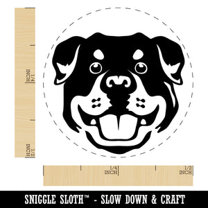 Rottweiler Head Dog Pet Rubber Stamp for Stamping Crafting Planners