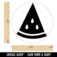 Watermelon Wedge Rubber Stamp for Stamping Crafting Planners