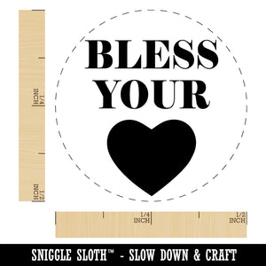 Bless Your Heart Southern Rubber Stamp for Stamping Crafting Planners